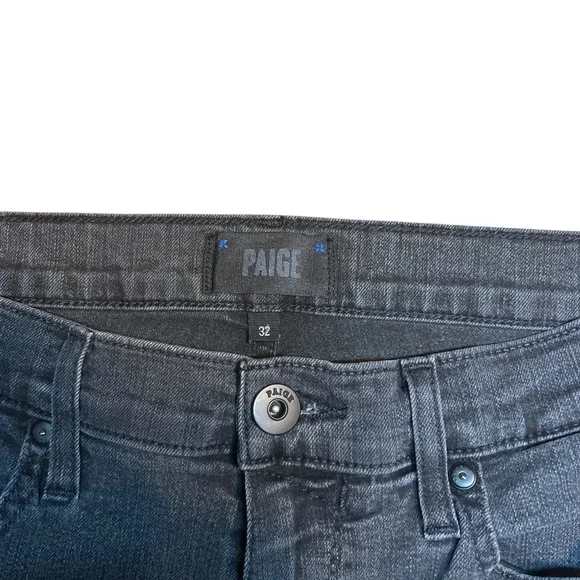 PAIGE Black Jeans - Premium Denim - Size 32 - Picture 2 of 5